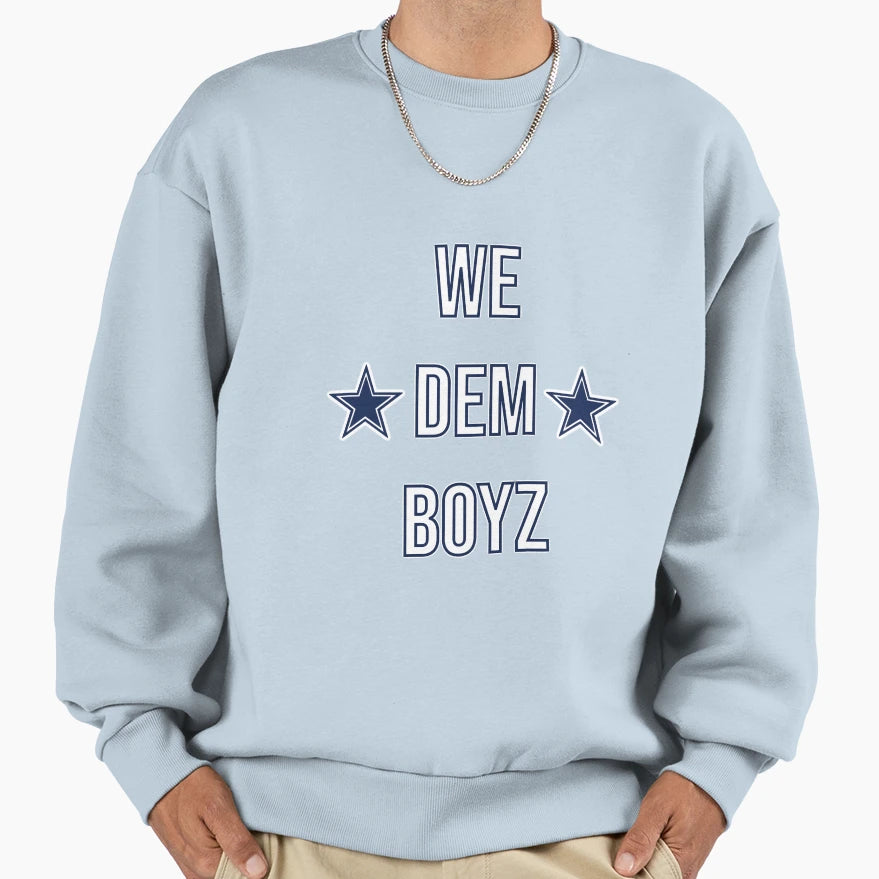 We Dem Boyz Dallas Cowboys T-Shirt - Novelty Apparel for Adults - T-Shirt, Sweatshirt, Hoodie