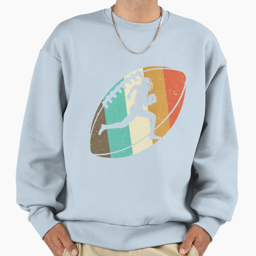 American Football Player Quaterback Sweatshirt - Trendy Graphic Unisex - T-Shirt, Sweatshirt, Hoodie