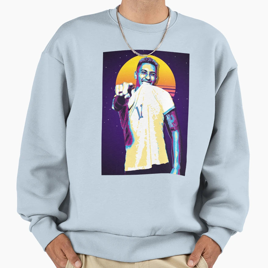 Raphinha 90S Sweatshirt - Custom Art Print for Adults - T-Shirt, Sweatshirt, Hoodie