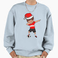 Soccer Player Santa Hat Soccer Athlete Sweatshirt - Graphic Print Unisex - T-Shirt, Sweatshirt, Hoodie
