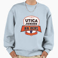Utica Junior Raiders Sweatshirt - Trendy Graphic Men Women - T-Shirt, Sweatshirt, Hoodie