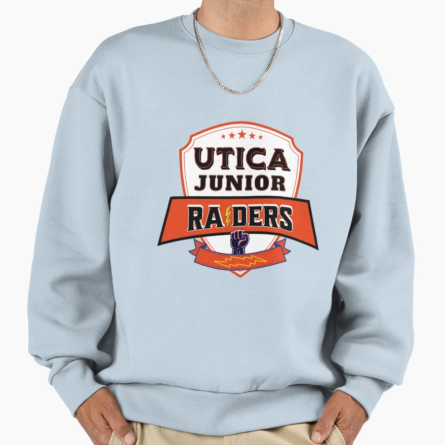 Utica Junior Raiders Sweatshirt - Trendy Graphic Men Women - T-Shirt, Sweatshirt, Hoodie