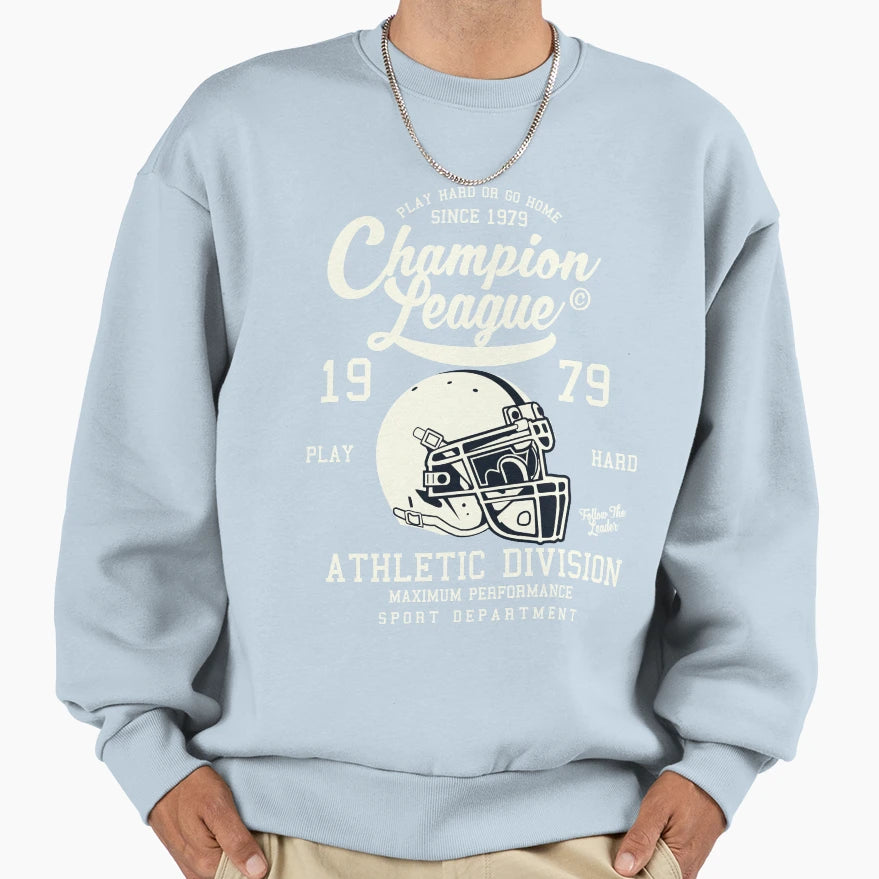 Champion League Athletic Division Sweatshirt - Trendy Graphic for Adults - T-Shirt, Sweatshirt, Hoodie