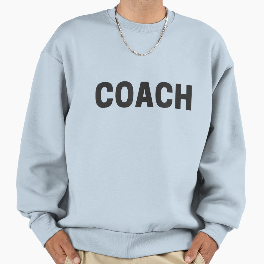 Coach Coaching Lovers Sweatshirt - Minimalist Print for Adults - T-Shirt, Sweatshirt, Hoodie