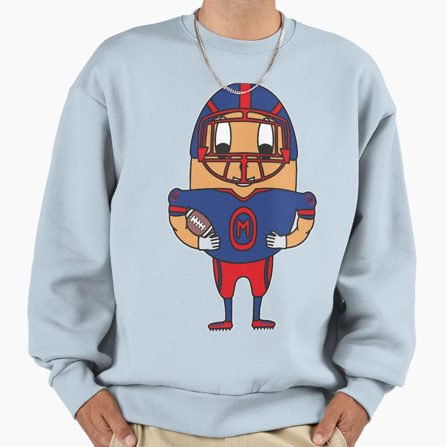 American Football Player Egg Sweatshirt - Graphic Print Unisex - T-Shirt, Sweatshirt, Hoodie