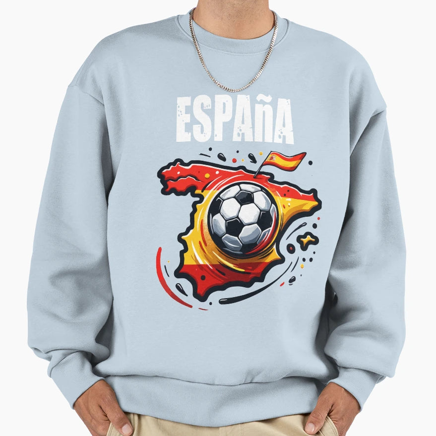 Spain Football 2024 Sweatshirt - Casual Everyday Wear Men Women - T-Shirt, Sweatshirt, Hoodie