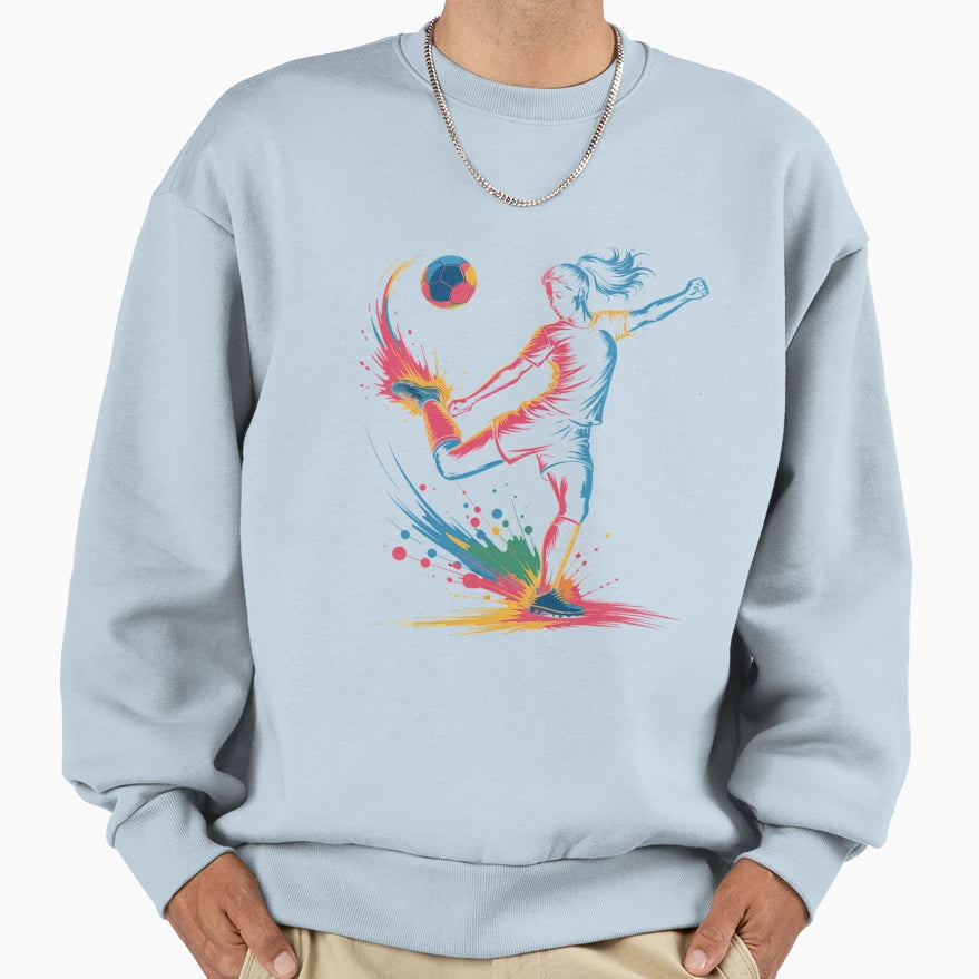 Soccer Soccer Sweatshirt - Custom Art Print for Adults - T-Shirt, Sweatshirt, Hoodie