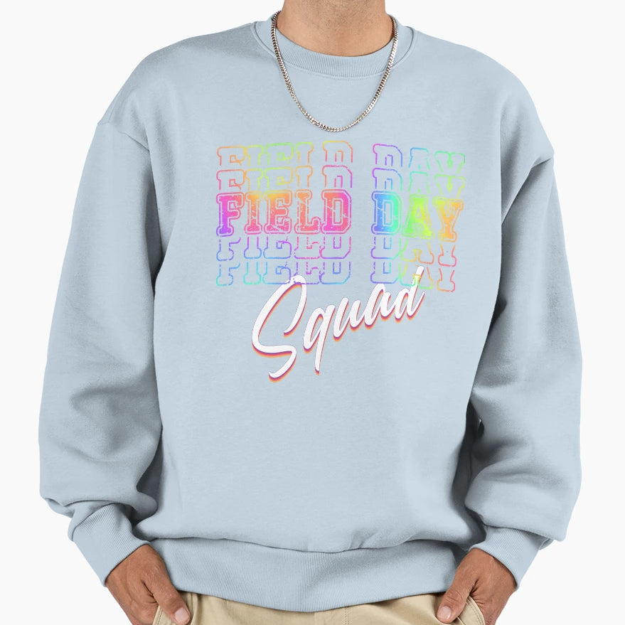 Field Day Squad Sweatshirt - Casual Everyday Wear for Adults - T-Shirt, Sweatshirt, Hoodie
