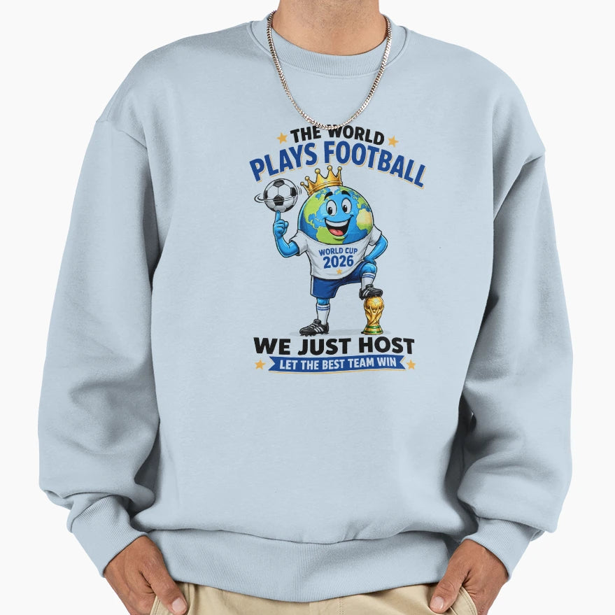 Soccer Sweatshirt - Minimalist Print Men Women - T-Shirt, Sweatshirt, Hoodie