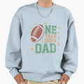 Dad 1 Year Old Football 1St Year Sweatshirt - Trendy Graphic for Adults - T-Shirt, Sweatshirt, Hoodie