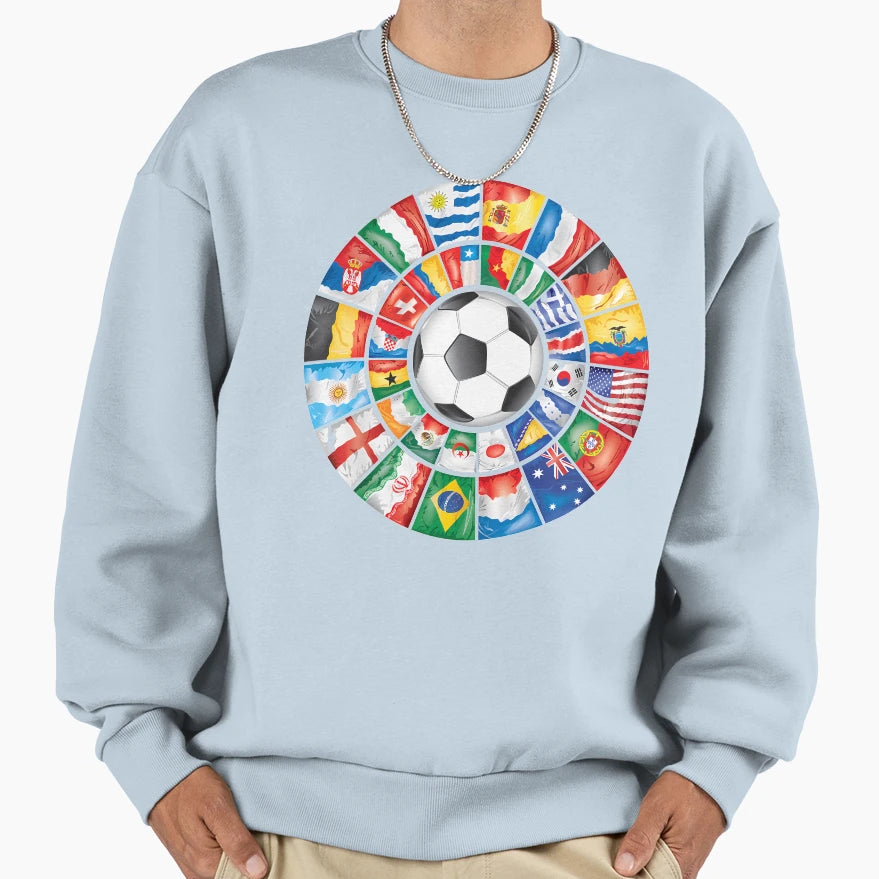 International Football Sweatshirt - Unique Graphic for Adults - T-Shirt, Sweatshirt, Hoodie