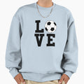 I Love Soccer Text Sweatshirt - Casual Everyday Wear for Adults - T-Shirt, Sweatshirt, Hoodie
