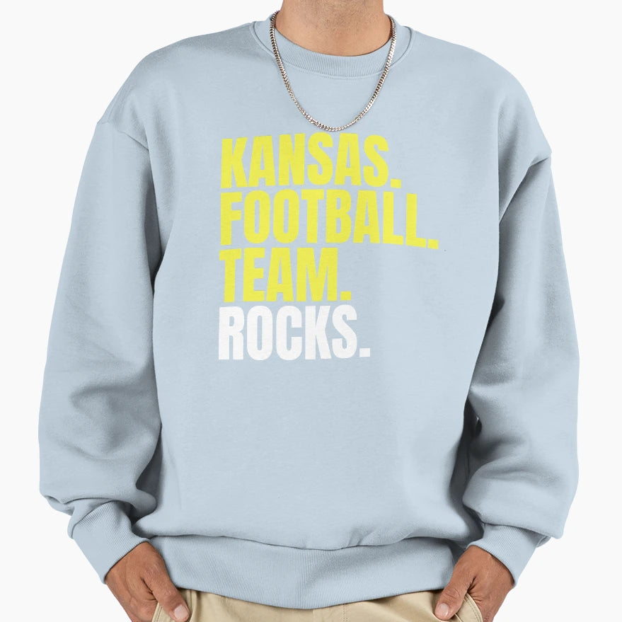 Copy Kansas City Football Kansas Sweatshirt - Fun Novelty Design Men Women - T-Shirt, Sweatshirt, Hoodie