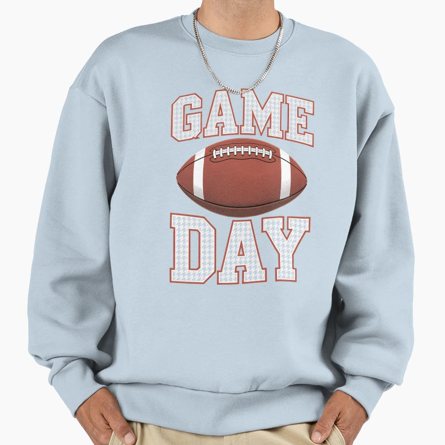 Game Day Houndstooth Alabama Sweatshirt - Novelty Apparel Men Women - T-Shirt, Sweatshirt, Hoodie