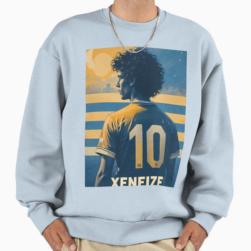 El 10 Expressions Soccer Passion Sweatshirt - Custom Art Print for Adults - T-Shirt, Sweatshirt, Hoodie