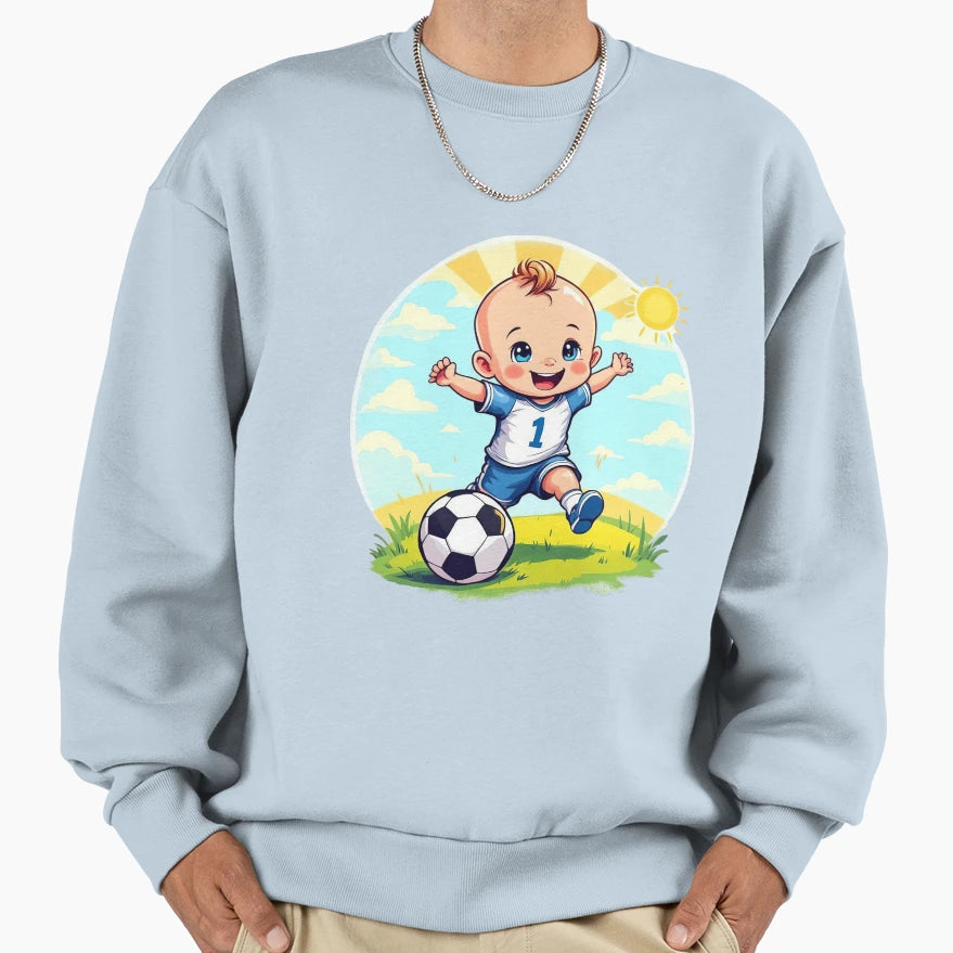 Number 1 Soccer Little Football Player T-Shirt - Graphic Print Men Women - T-Shirt, Sweatshirt, Hoodie
