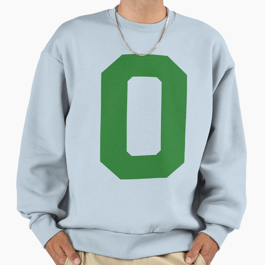 Number 0 Green Zero Sports Sweatshirt - Casual Everyday Wear for Adults - T-Shirt, Sweatshirt, Hoodie