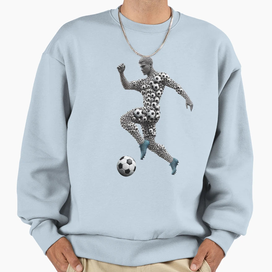 Kickoff King Soccer Sweatshirt - Casual Everyday Wear for Adults - T-Shirt, Sweatshirt, Hoodie