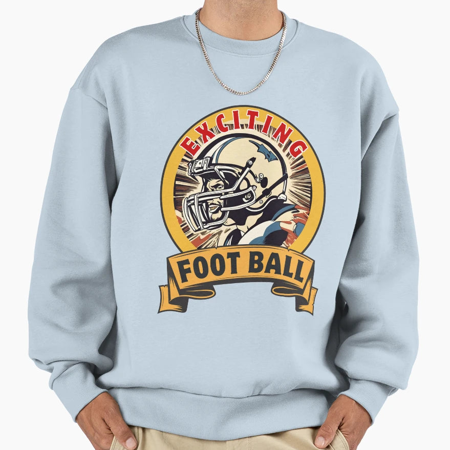 American Foot Ball Sweatshirt - Fun Novelty Design Men Women - T-Shirt, Sweatshirt, Hoodie