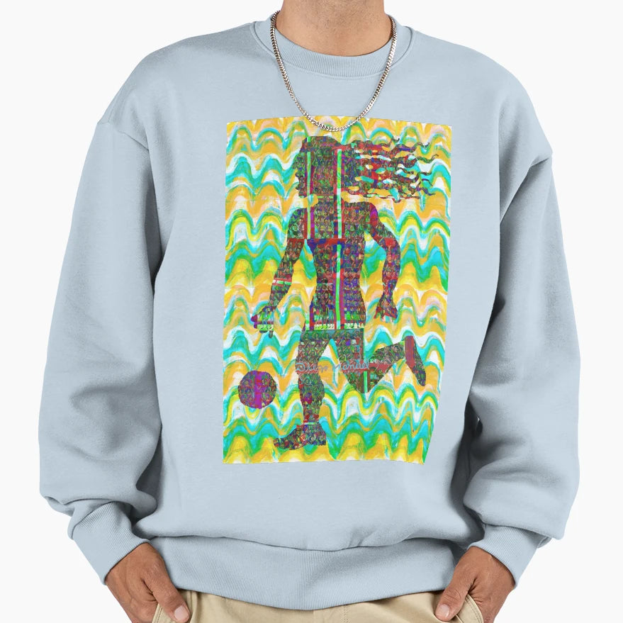 Football Player Sweatshirt - Fun Novelty Design for Adults - T-Shirt, Sweatshirt, Hoodie