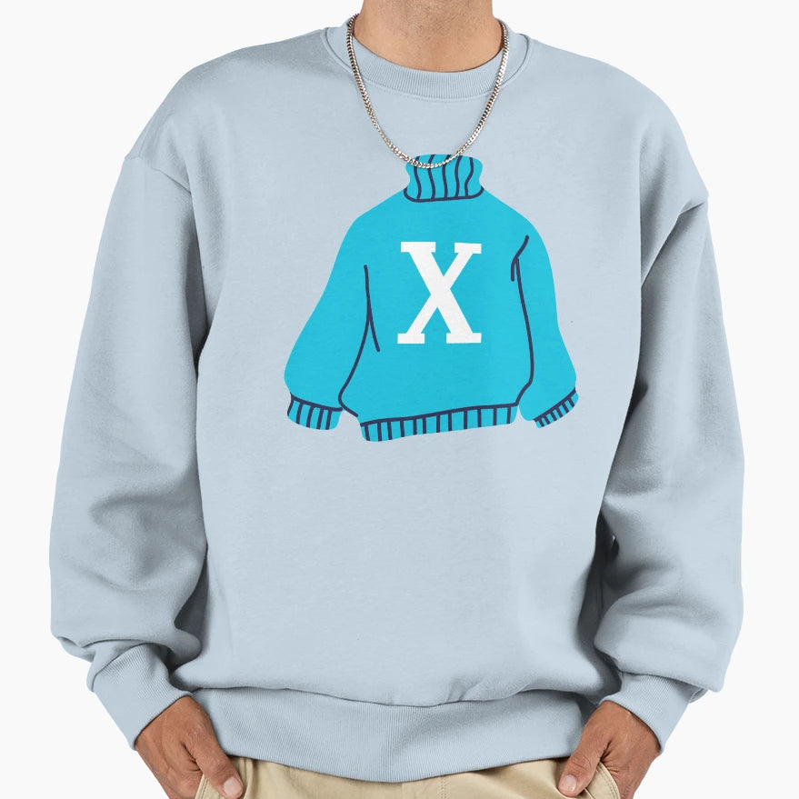 Letter Sweatshirt - Trendy Graphic Men Women - T-Shirt, Sweatshirt, Hoodie