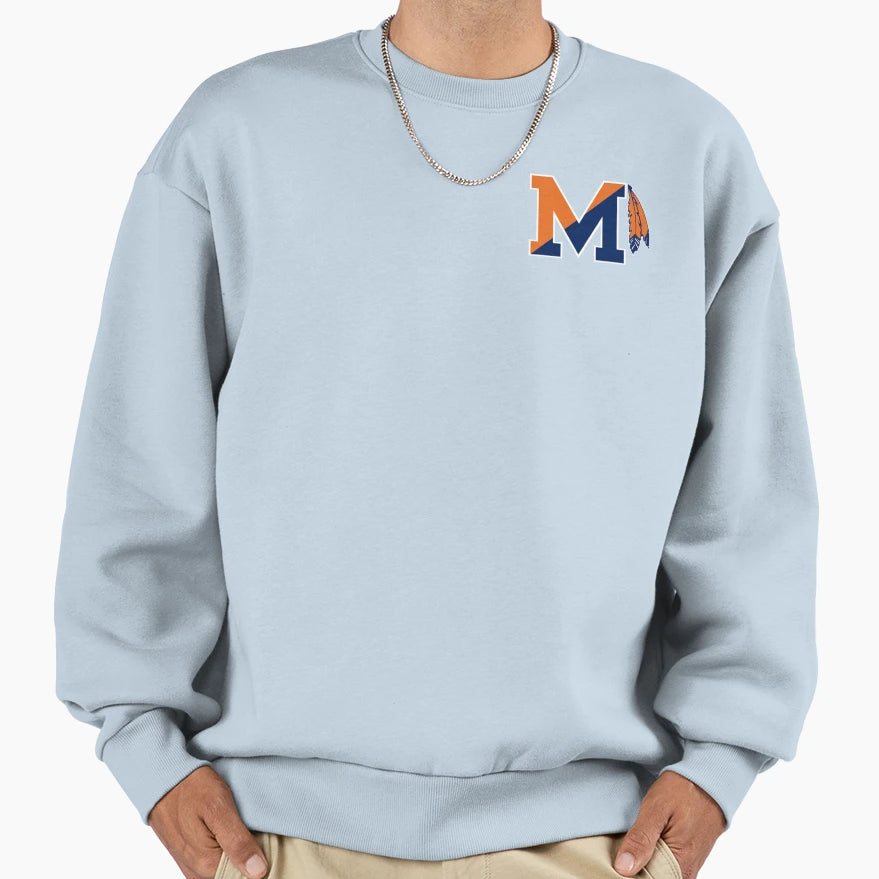 Manhasset Indians Sweatshirt - Trendy Graphic for Adults - T-Shirt, Sweatshirt, Hoodie