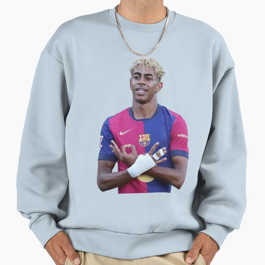 Yamal Super Star Sweatshirt - Minimalist Print Unisex - T-Shirt, Sweatshirt, Hoodie