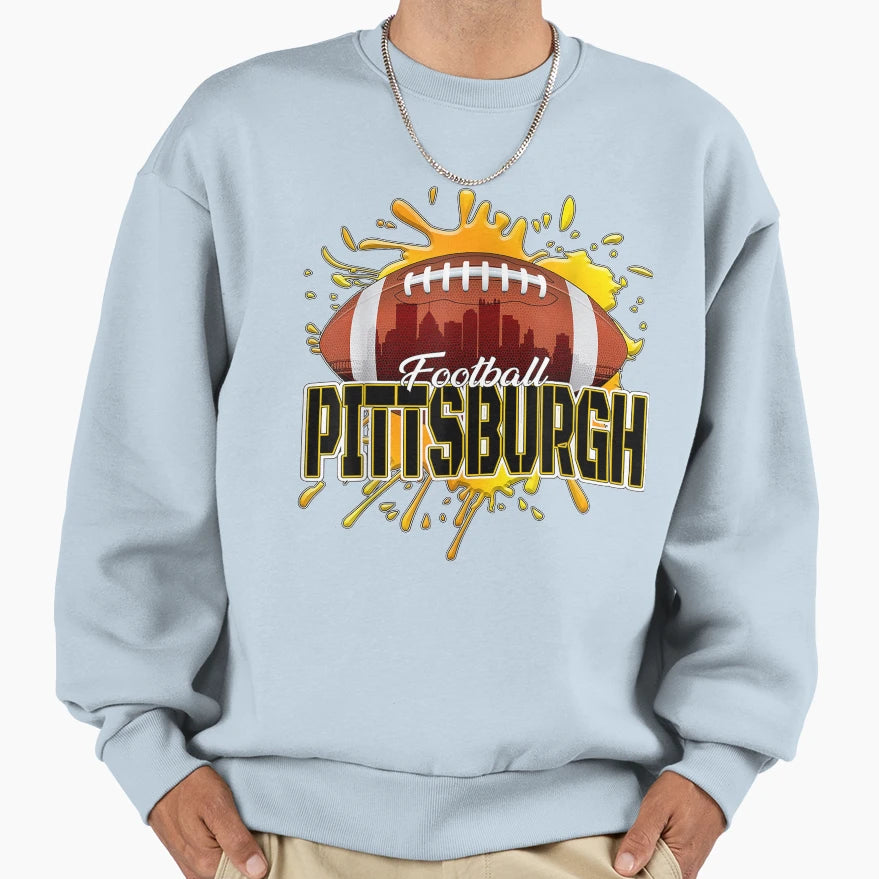 Pittsburgh Football Pennsylvania Sweatshirt - Novelty Apparel Men Women - T-Shirt, Sweatshirt, Hoodie