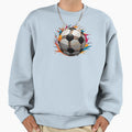 Soccer Ball Sweatshirt - Aesthetic Graphic Men Women - T-Shirt, Sweatshirt, Hoodie