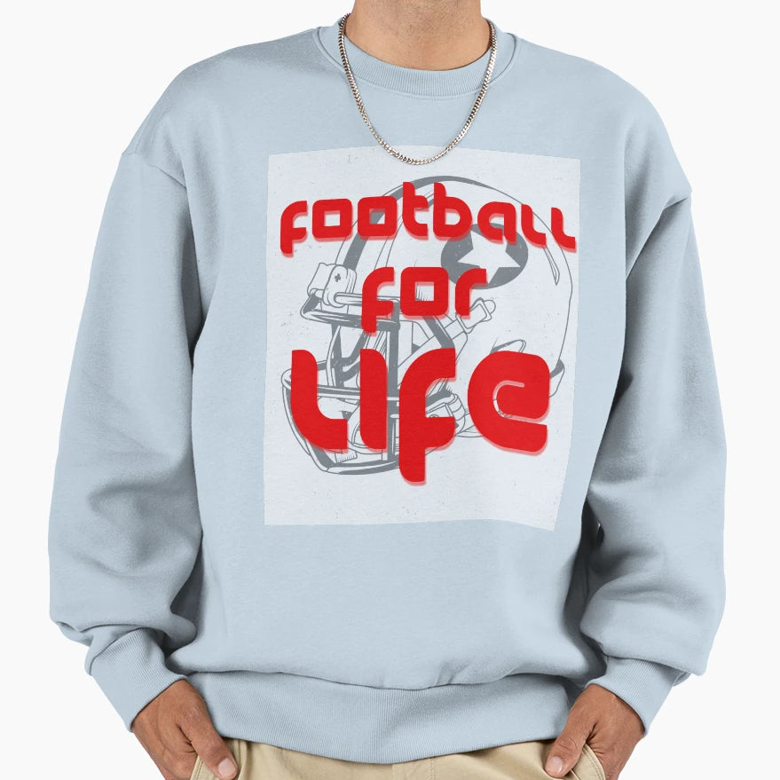 Football Life Sweatshirt - Graphic Print for Adults - T-Shirt, Sweatshirt, Hoodie