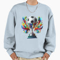 Football Trophy Colorful Wings Sweatshirt - Trendy Graphic Unisex - T-Shirt, Sweatshirt, Hoodie