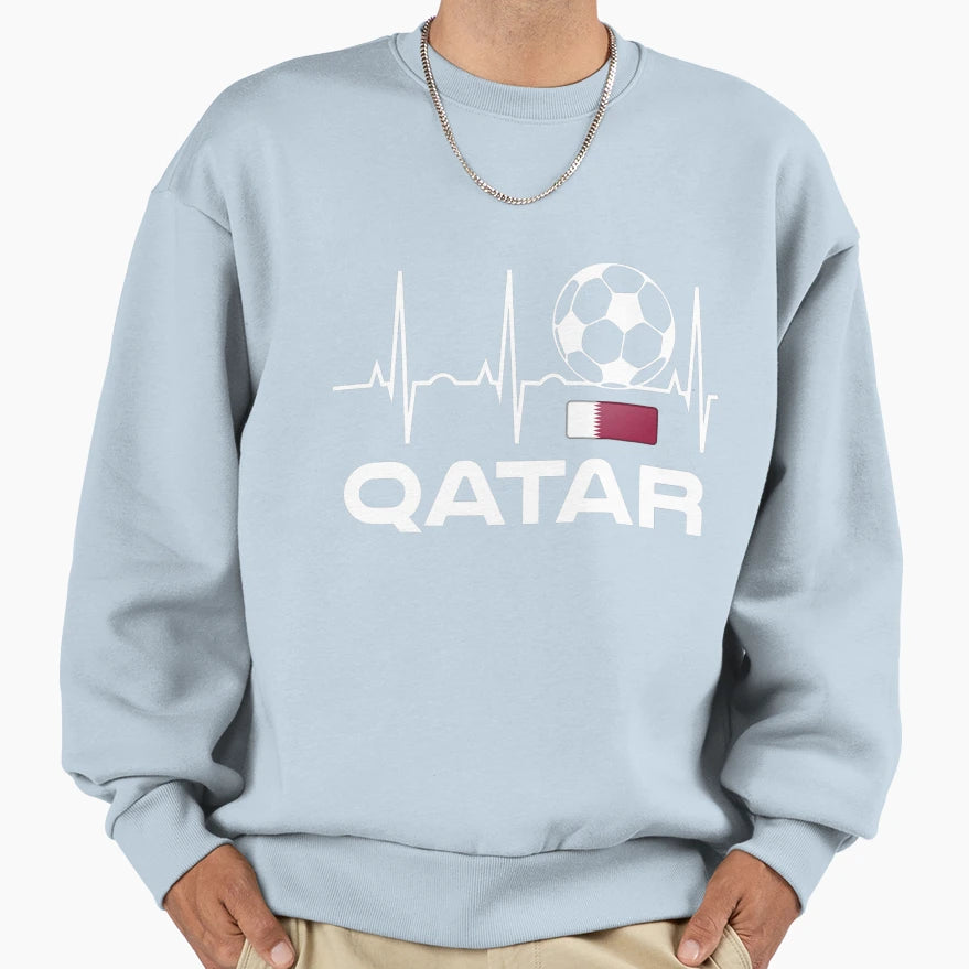 Qatar Soccer Jersey Best Qatari T-Shirt - Minimalist Print Men Women - T-Shirt, Sweatshirt, Hoodie