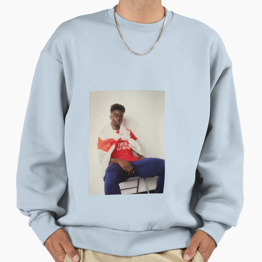 Bukayo Saka Sweatshirt - Graphic Print Unisex - T-Shirt, Sweatshirt, Hoodie