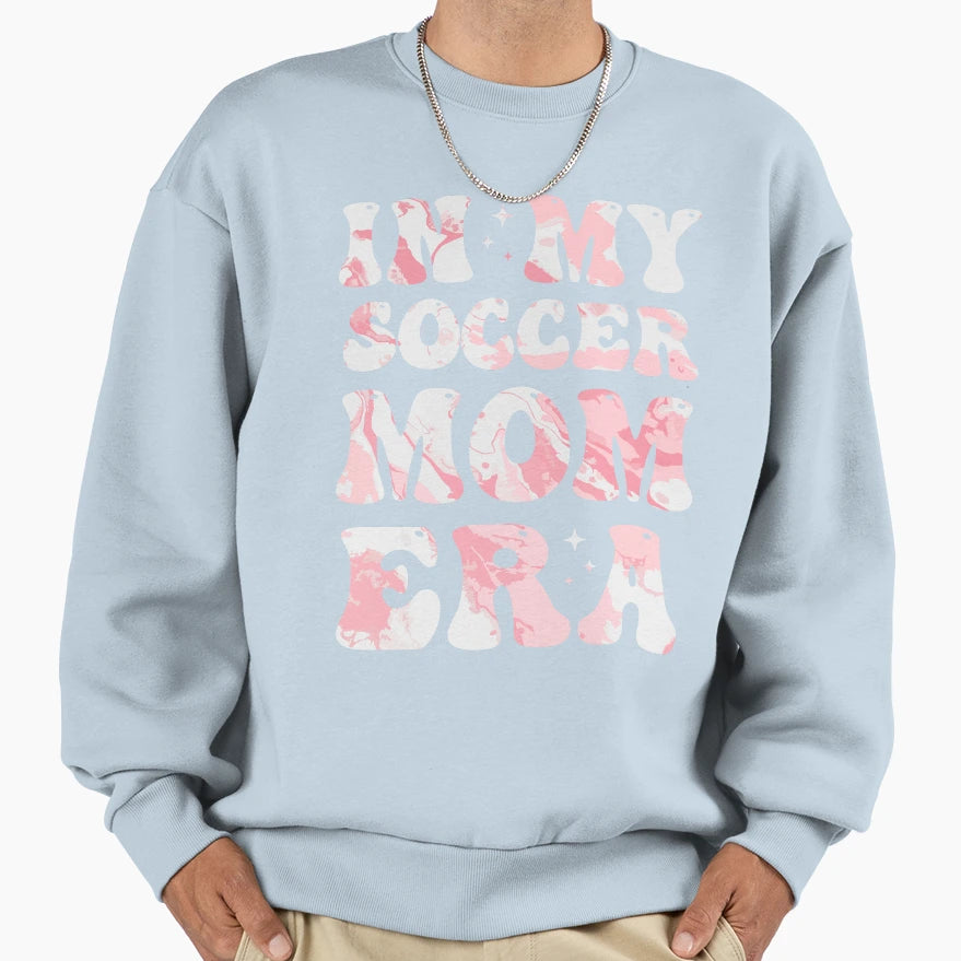 My Soccer Mom Era Colorful Soccer Mama Sweatshirt - Graphic Print Men Women - T-Shirt, Sweatshirt, Hoodie