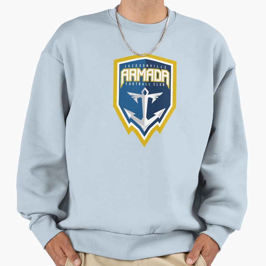 Jacksonville Armada Logo Sweatshirt - Fun Novelty Design for Adults - T-Shirt, Sweatshirt, Hoodie