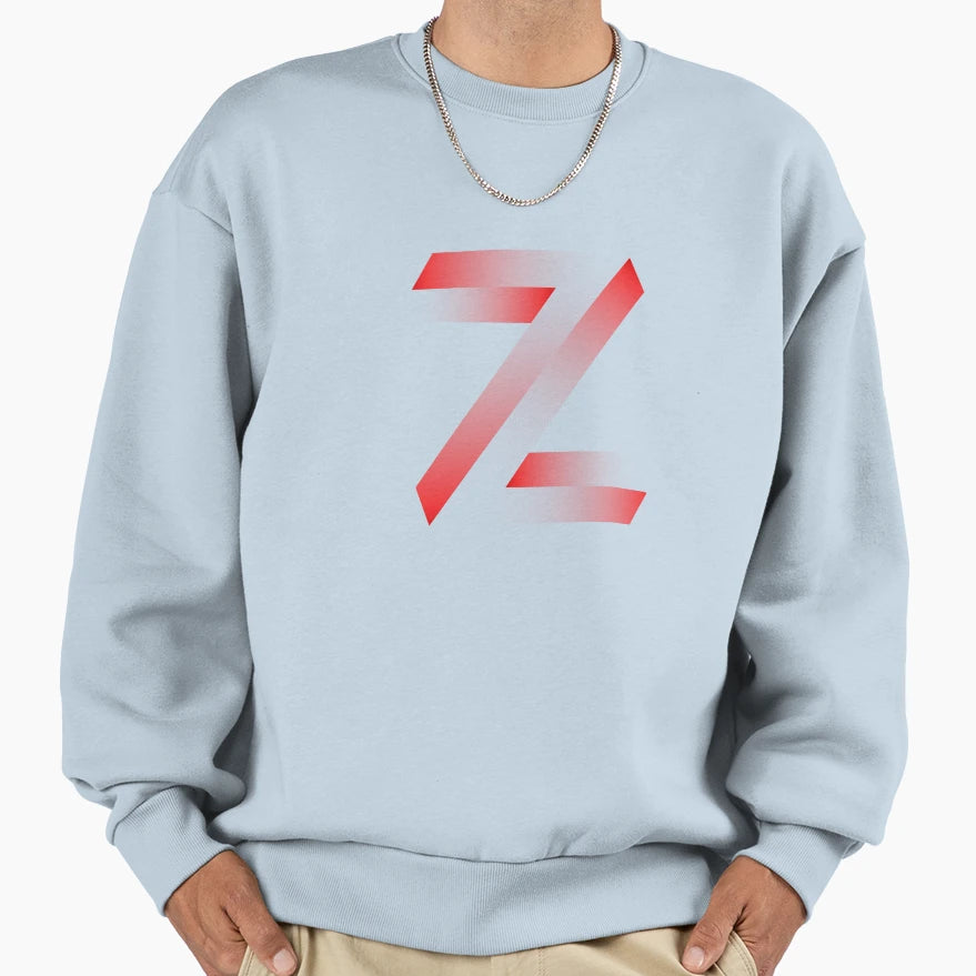 Zed Optical Illusion Red Sweatshirt - Novelty Apparel for Adults - T-Shirt, Sweatshirt, Hoodie