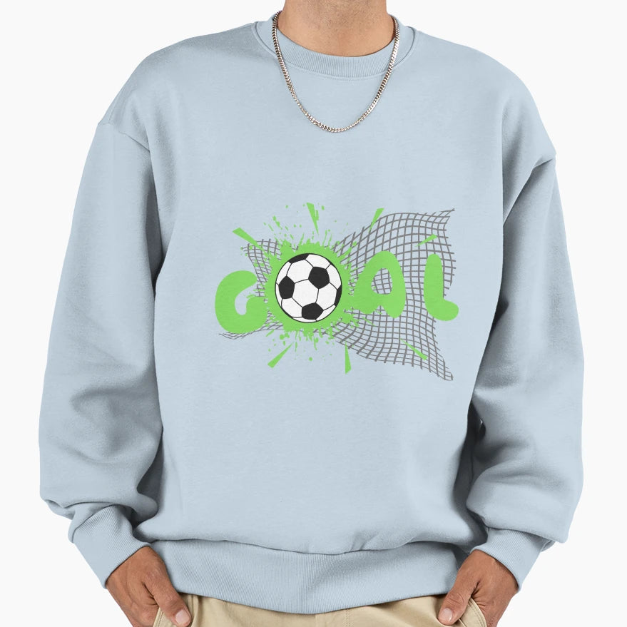 Football Goal Sweatshirt - Trendy Graphic Unisex - T-Shirt, Sweatshirt, Hoodie