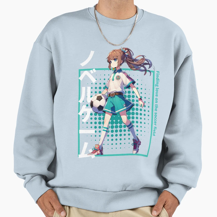 Finding Love Soccer Field Visual Sweatshirt - Streetwear Style Unisex - T-Shirt, Sweatshirt, Hoodie