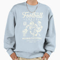 Football Sweatshirt - Aesthetic Graphic Men Women - T-Shirt, Sweatshirt, Hoodie