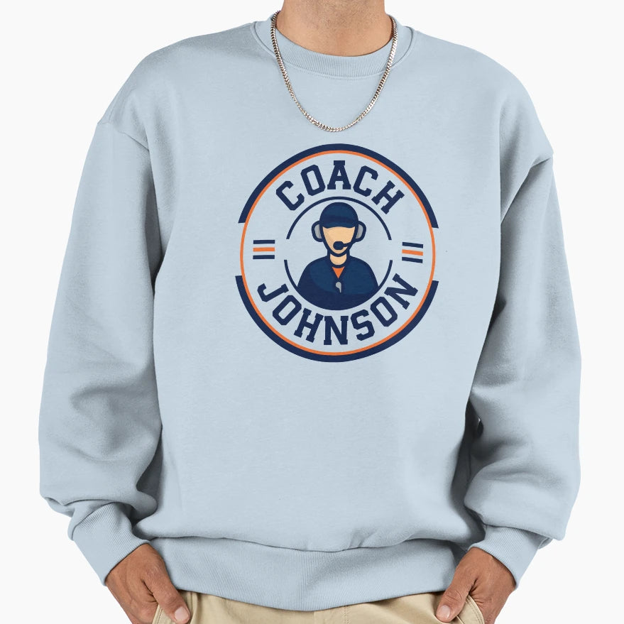 Coach Ben Johnson Chicago Bears Sweatshirt - Custom Art Print Men Women - T-Shirt, Sweatshirt, Hoodie