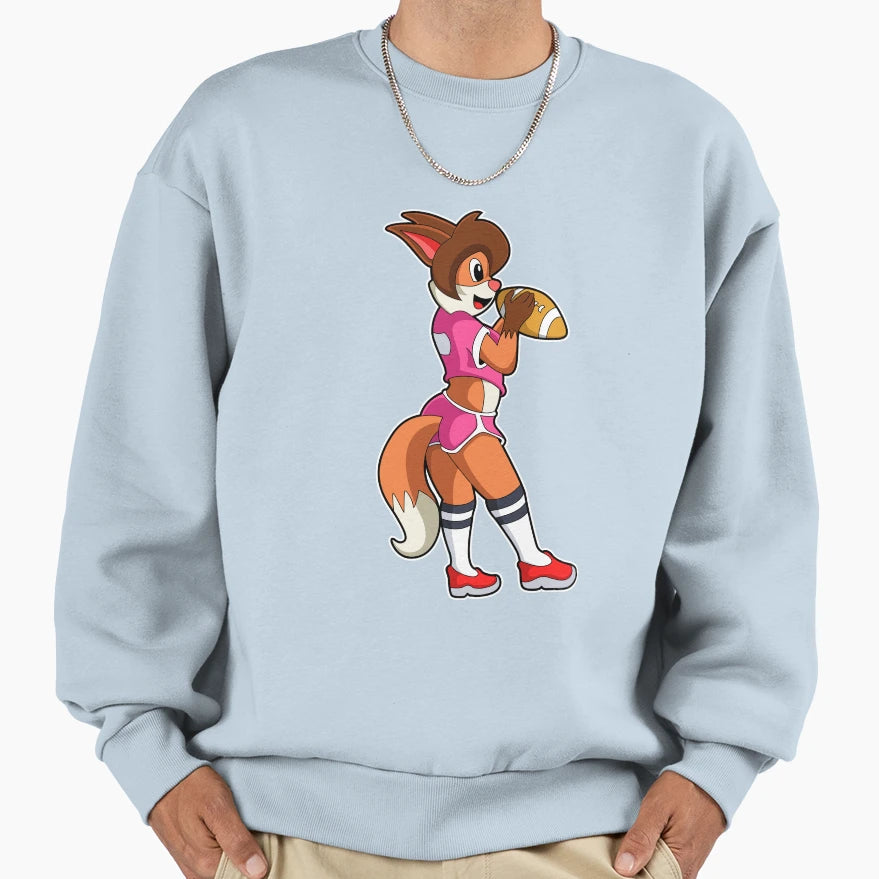 Fox Football Sports Sweatshirt - Casual Everyday Wear Men Women - T-Shirt, Sweatshirt, Hoodie
