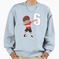 Awesome Soccer Player Number 6 Sweatshirt - Fun Novelty Design for Adults - T-Shirt, Sweatshirt, Hoodie