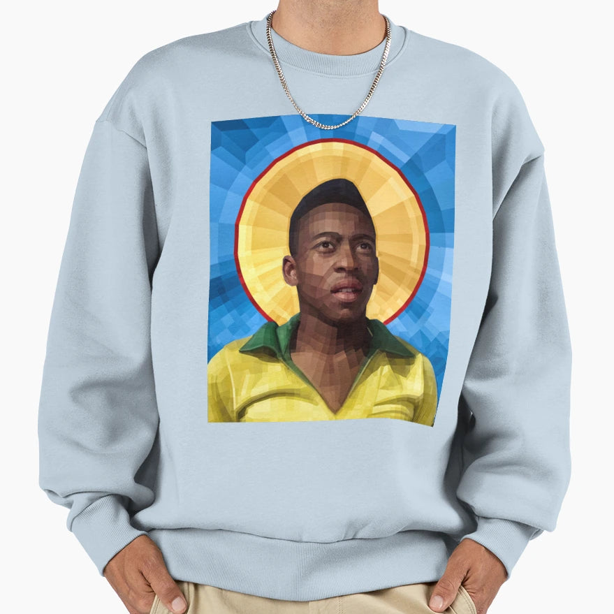 Pele Brazil Sweatshirt - Trendy Graphic Men Women - T-Shirt, Sweatshirt, Hoodie