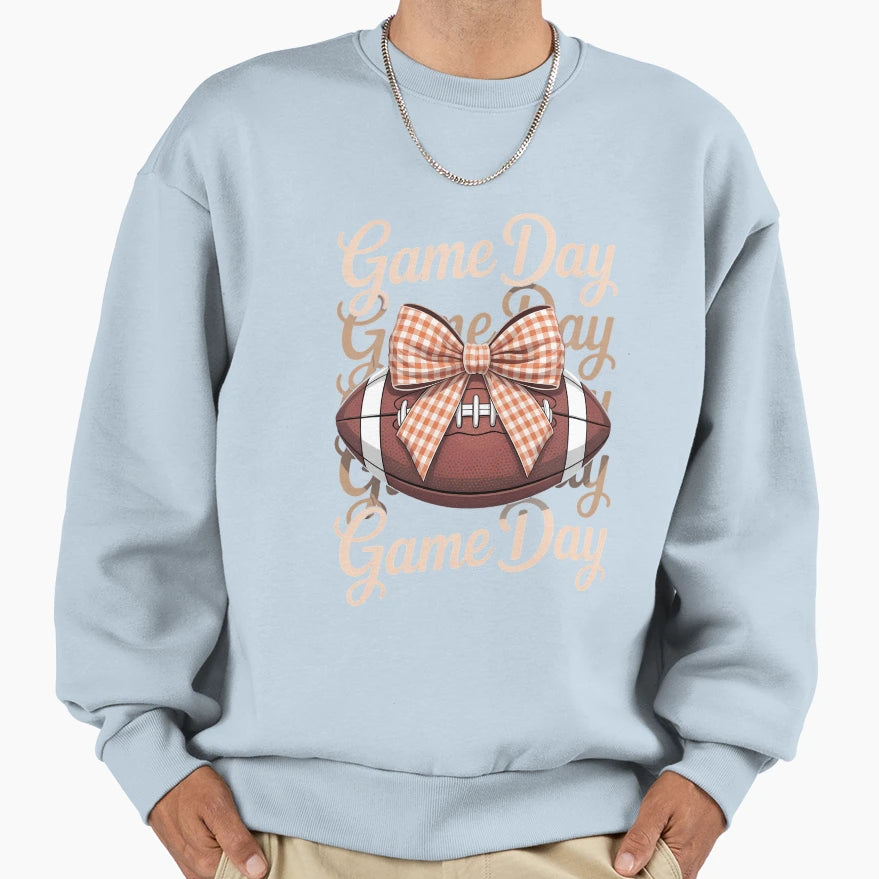 Football Autumn Fall Orange Sweatshirt - Casual Everyday Wear Unisex - T-Shirt, Sweatshirt, Hoodie