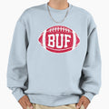 Buf Football Blue Sweatshirt - Graphic Print for Adults - T-Shirt, Sweatshirt, Hoodie