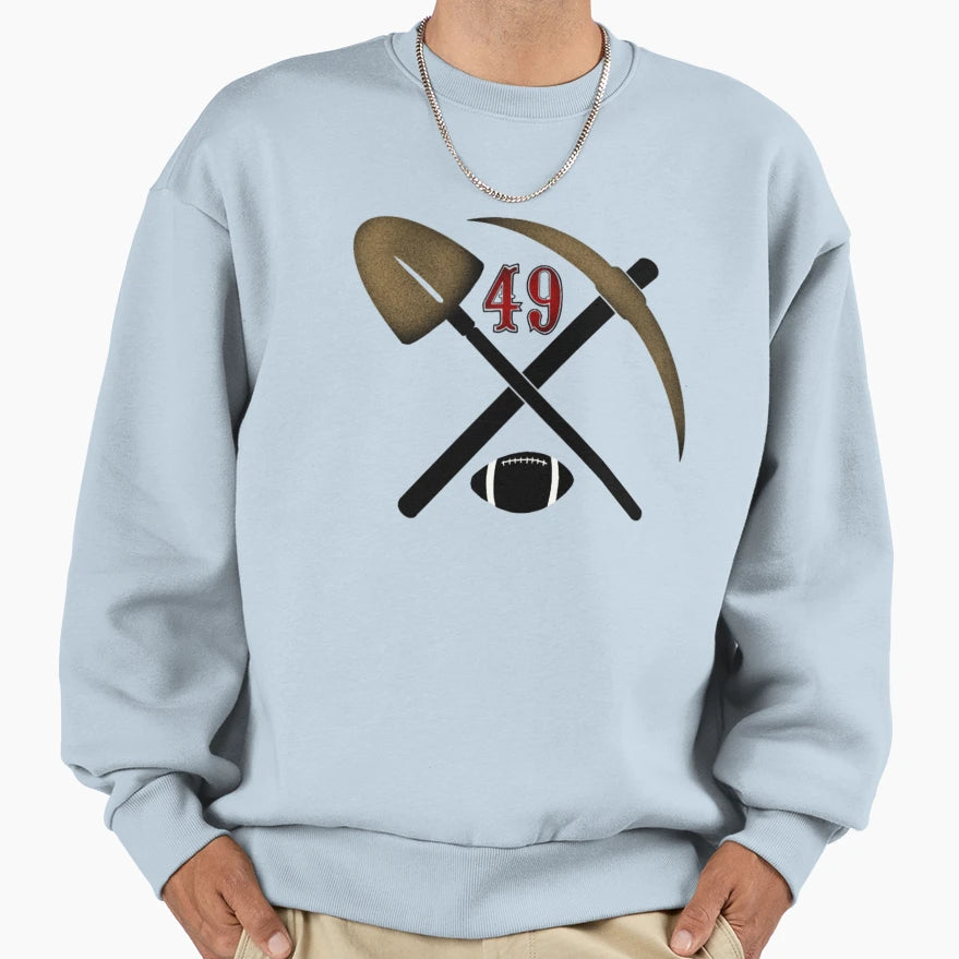 Niner Pick And Shovel Sweatshirt - Casual Everyday Wear Men Women - T-Shirt, Sweatshirt, Hoodie