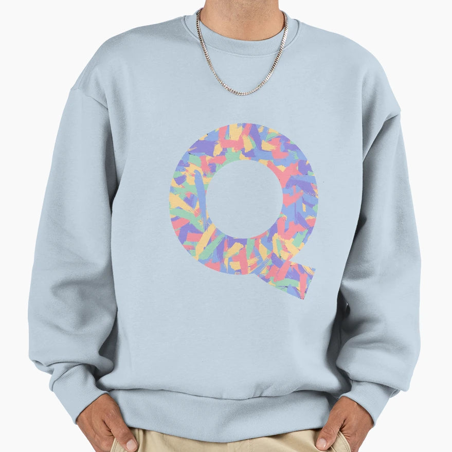 Letter Q Sweatshirt - Novelty Apparel Unisex - T-Shirt, Sweatshirt, Hoodie