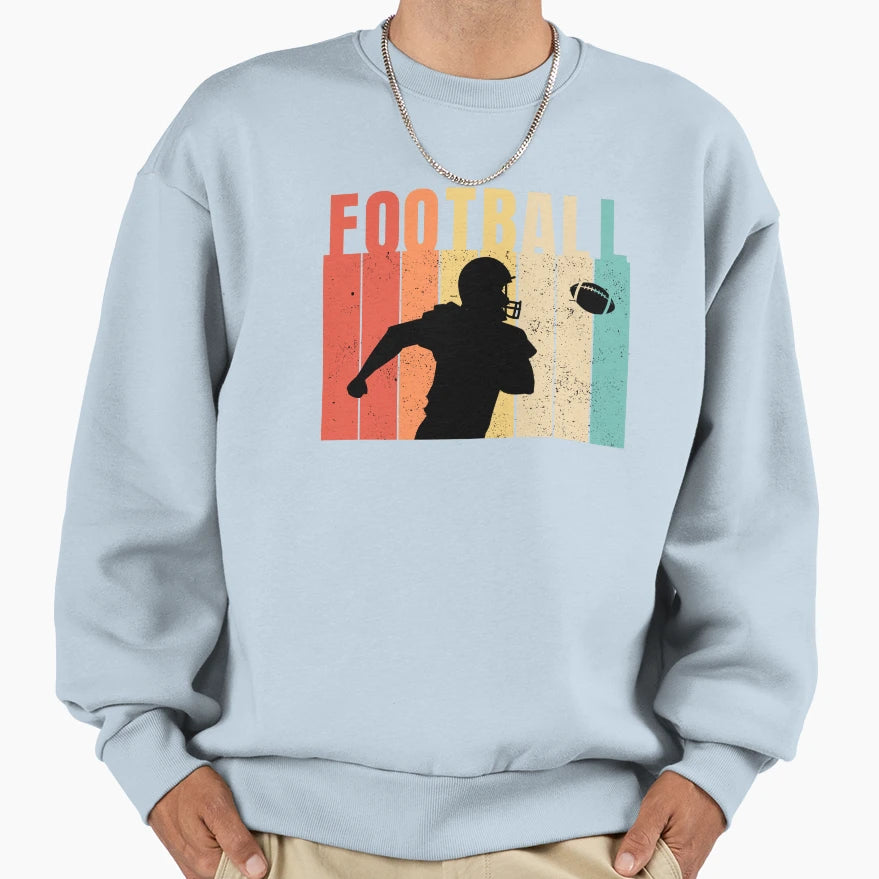 Football Football Sweatshirt - Graphic Print for Adults - T-Shirt, Sweatshirt, Hoodie