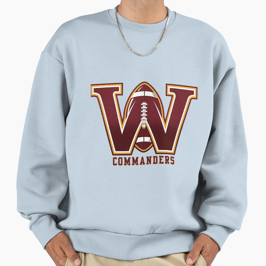 Washington Commanders Sweatshirt - Graphic Print Men Women - T-Shirt, Sweatshirt, Hoodie