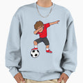 Soccer Player Dab Dabbing Sweatshirt - Casual Everyday Wear for Adults - T-Shirt, Sweatshirt, Hoodie